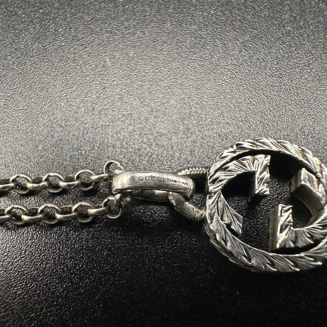 極美品✨GUCCI　グッチ　ネックレス　アラベスク　インターロッキング　1709