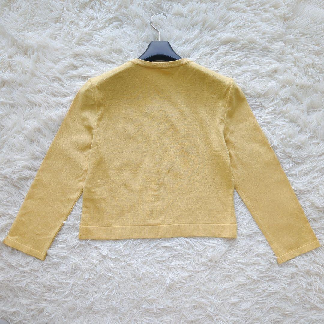 美品✨️FOXEY ニットボレロカーディガン　Vitamin　マリーゴールド