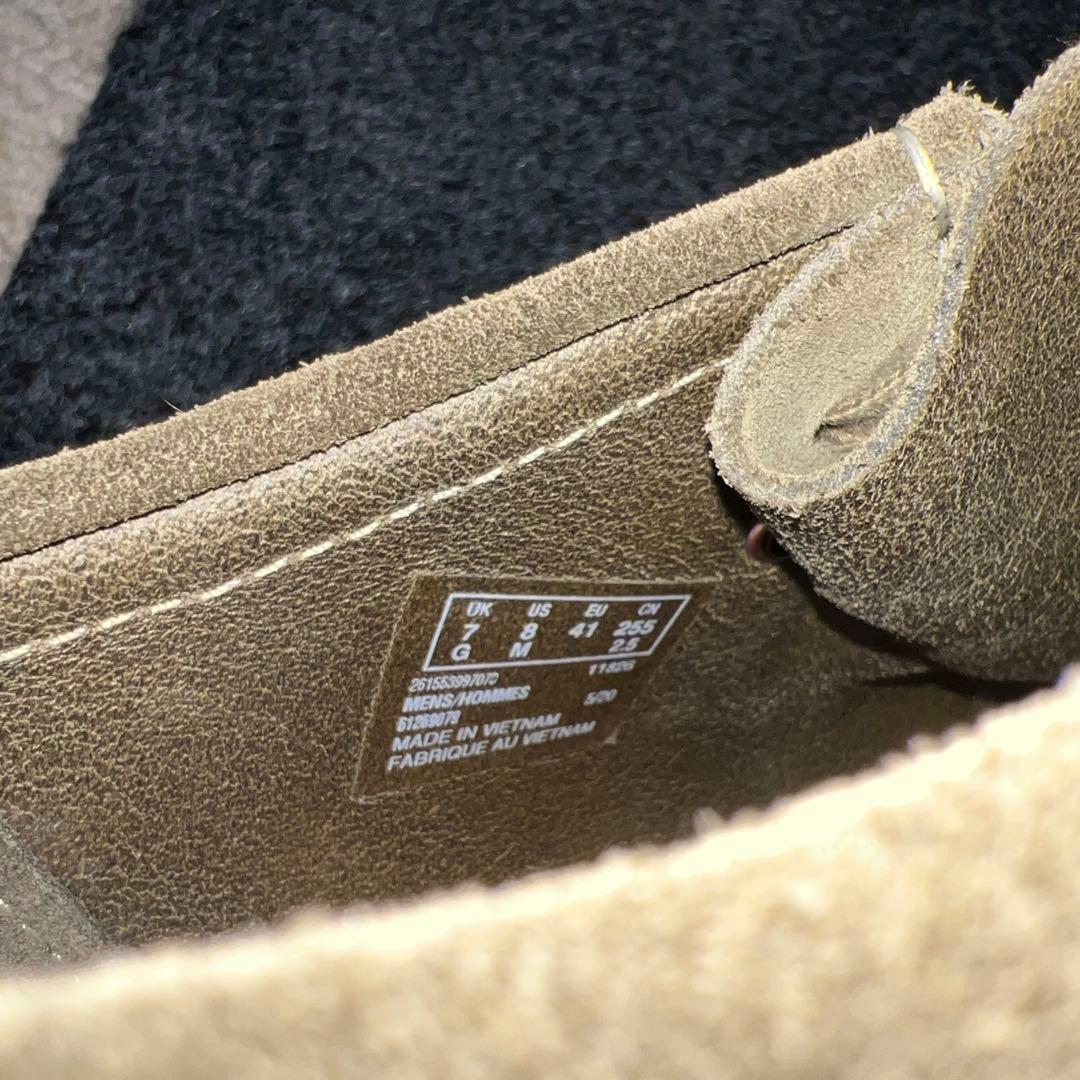 CLARKS ORIGINALS ワラビー オリーブ　25.5cm