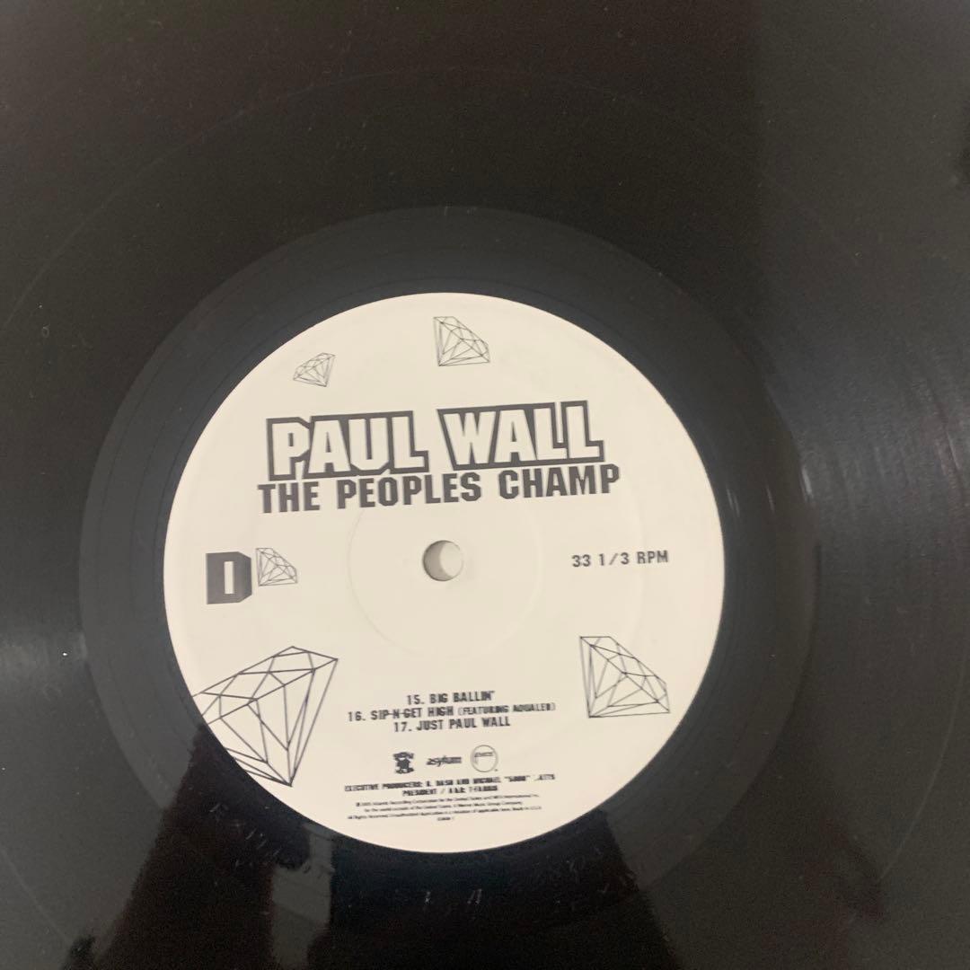 洋楽 Paul Wall The Peoples Champ LP g-rap