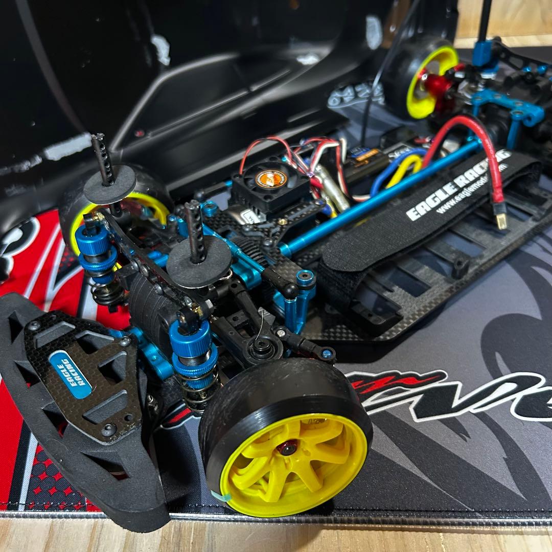 タミヤ TT-01 シルビア S15 カーボンシャーシ ケツカキ1.5 4WD