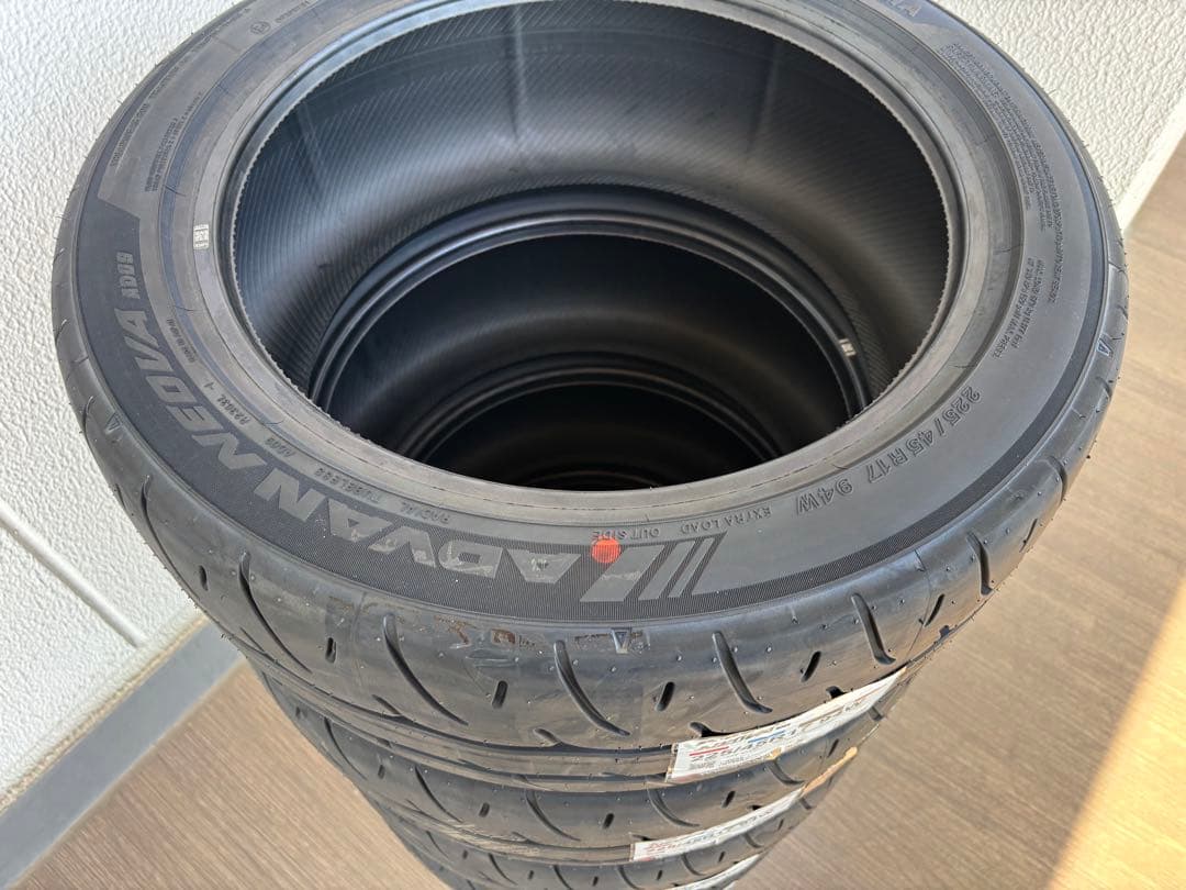 山*之様 【送料込・新品タイヤ4本セット】YOKOHAMA AD09 225 4
