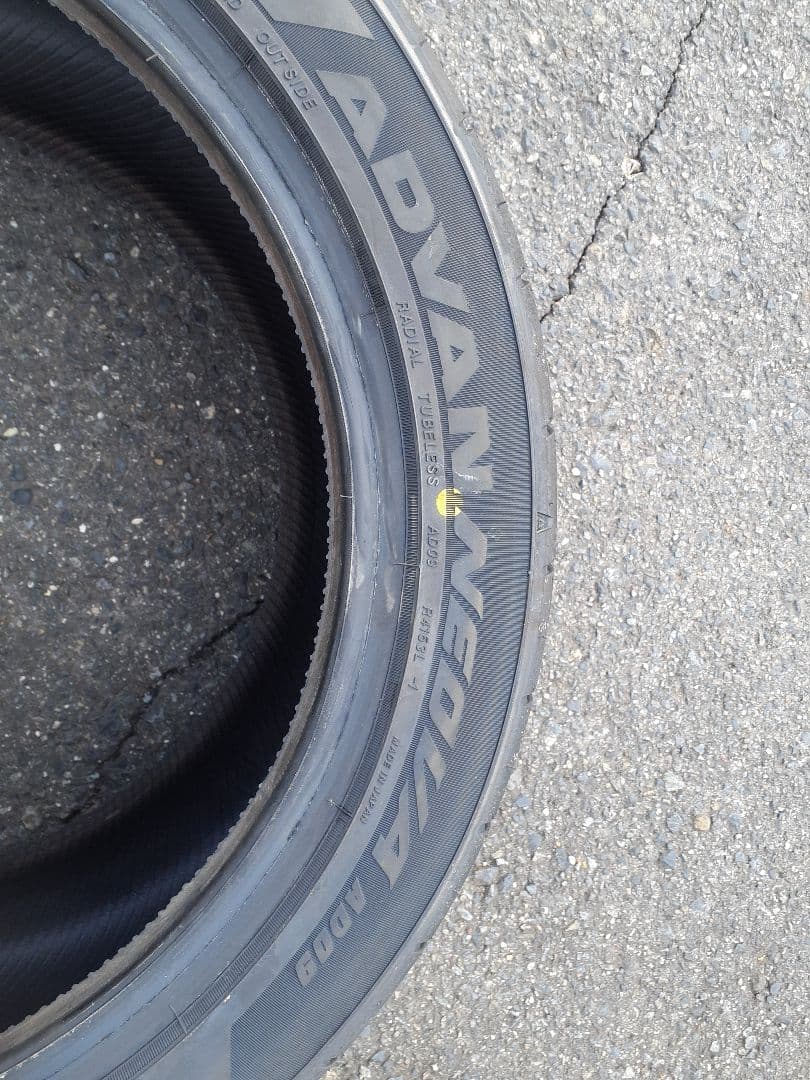 深溝25年　ヨコハマ　アドバンネオバ　ADVAN 255/40R17インチ