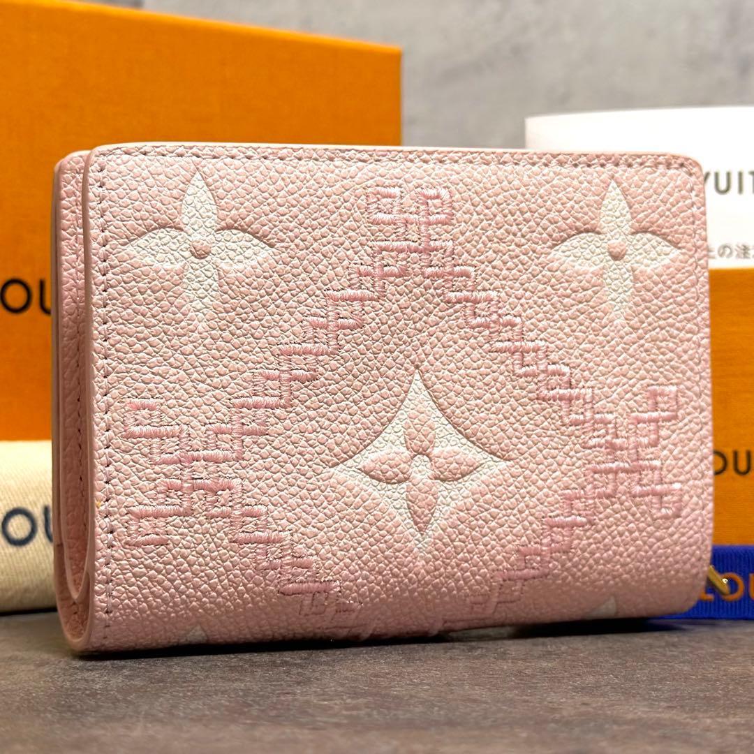 完売品 新品⭐️ルイヴィトン アンプラント ブロデリー クレア ピンク系 刺繍