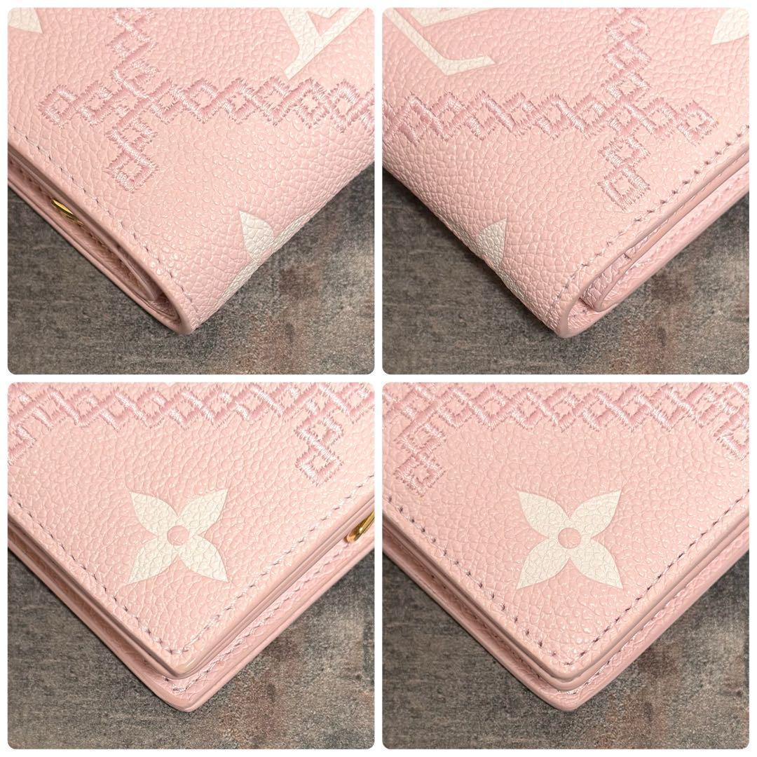 完売品 新品⭐️ルイヴィトン アンプラント ブロデリー クレア ピンク系 刺繍
