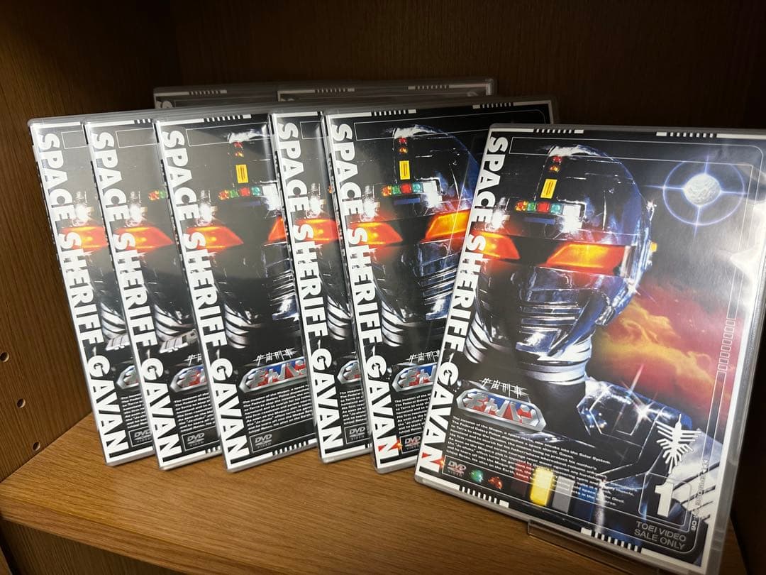 【美品貴重】宇宙刑事ギャバンDVD全８巻フルコンプ