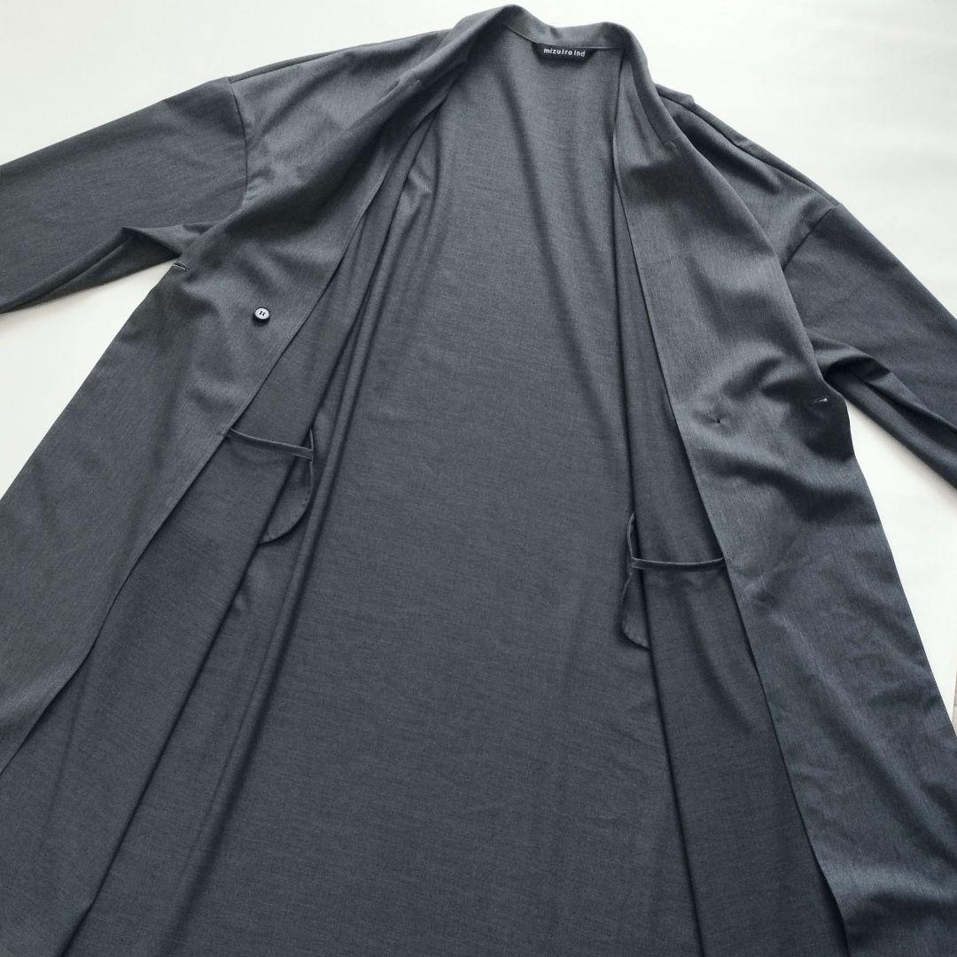 mizuiroind✨️洗える ワイド ロングコート