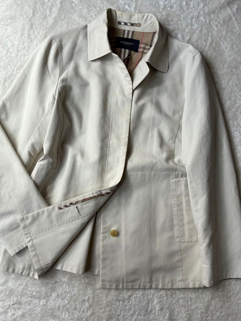 BURBERRY LONDON ノバチェックスプリングジャケット　Lサイズ