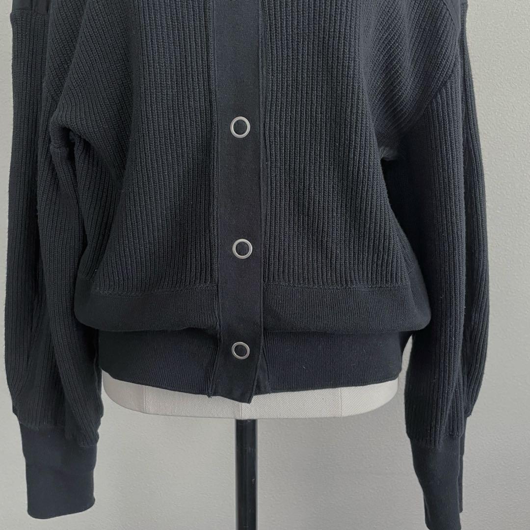 THE SHINZONE ミリタリーケープリンカーディガン 黒 日本製