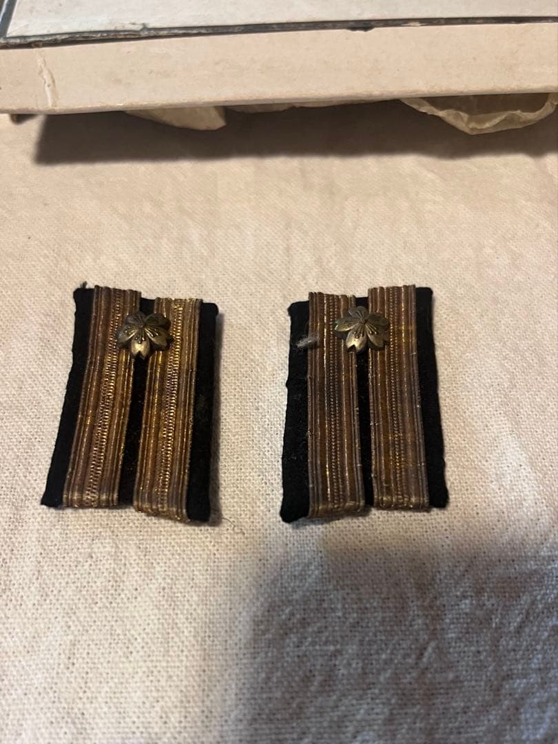 旧日本軍 当時物 勲章用 肩章 実物 日本海軍