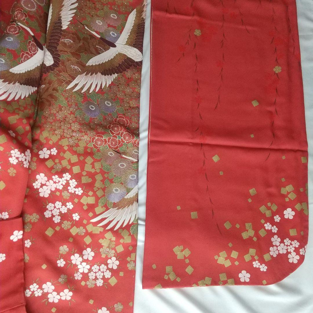 振袖 鶴花模様 成人式