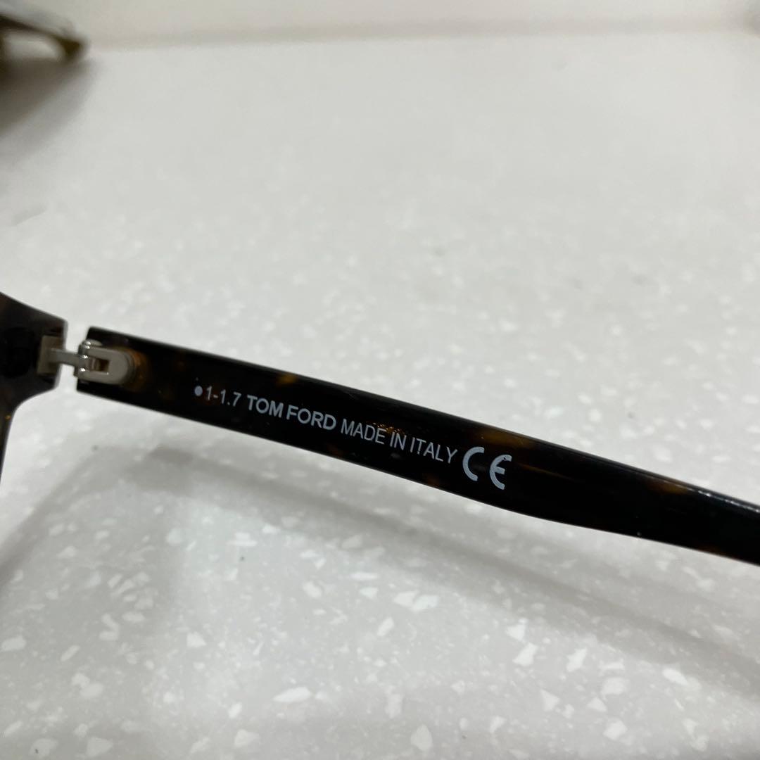 【高級】TOMFORD TF5426-Fべっ甲柄 ラウンド型 サングラス