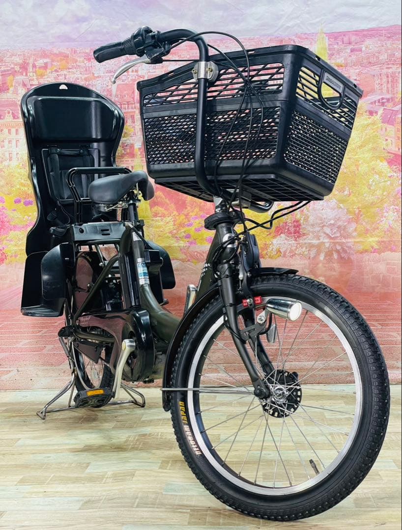 ZK3634 電動自転車 ブリヂストン アンジェリーノ 子供乗せ 20インチ
