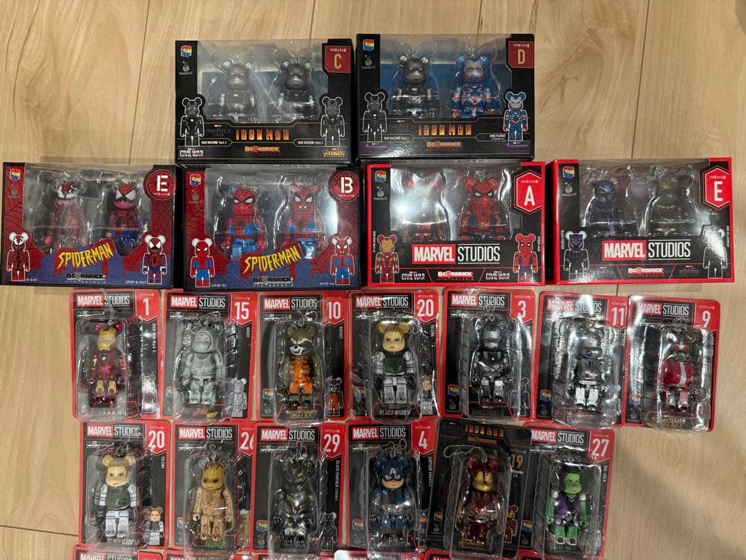 MARVEL STUDIOS ベアブリックまとめ売り