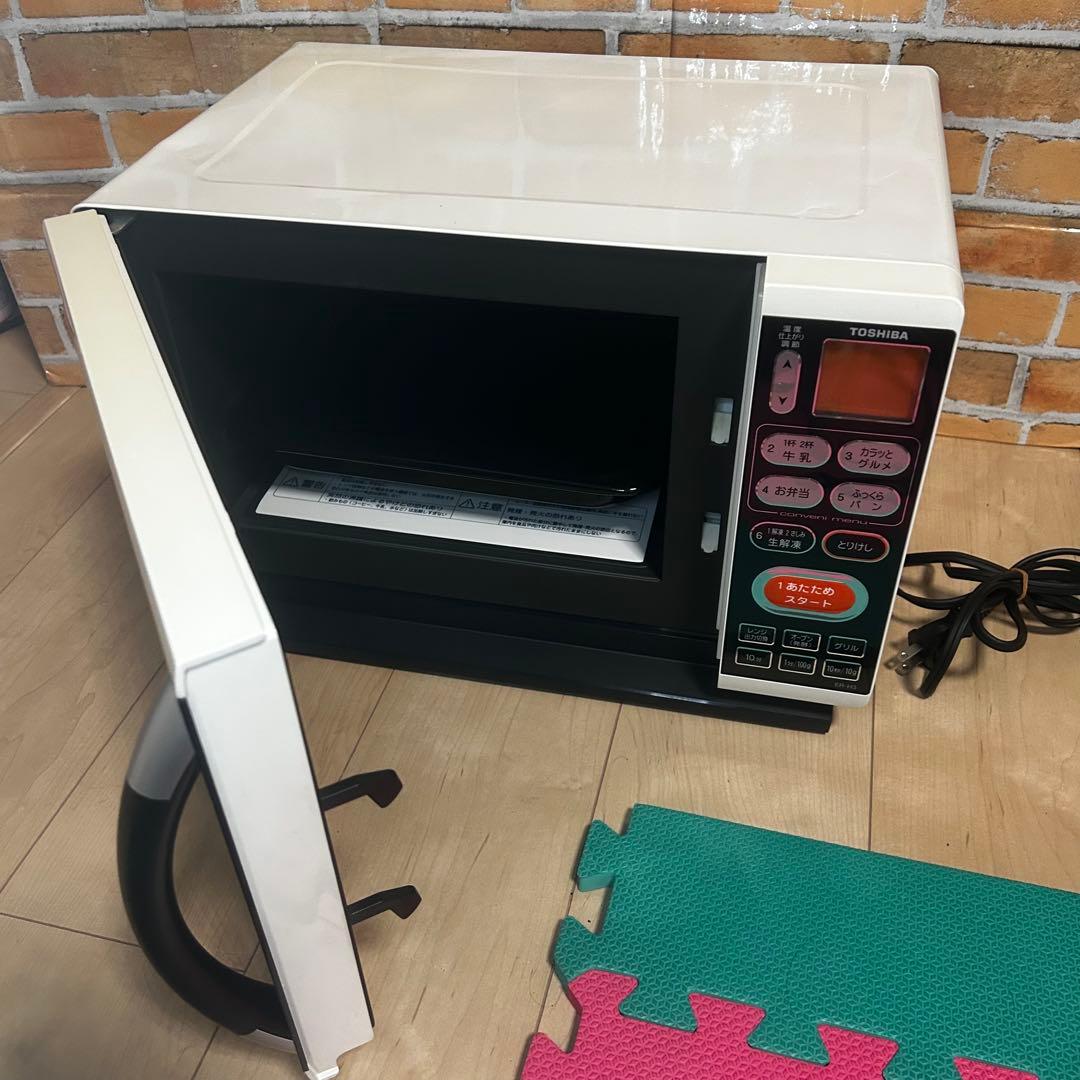 TOSHIBA♡オーブン付きレンジ♡すごく綺麗♡ほぼ未使用の美品手入れ要らず！
