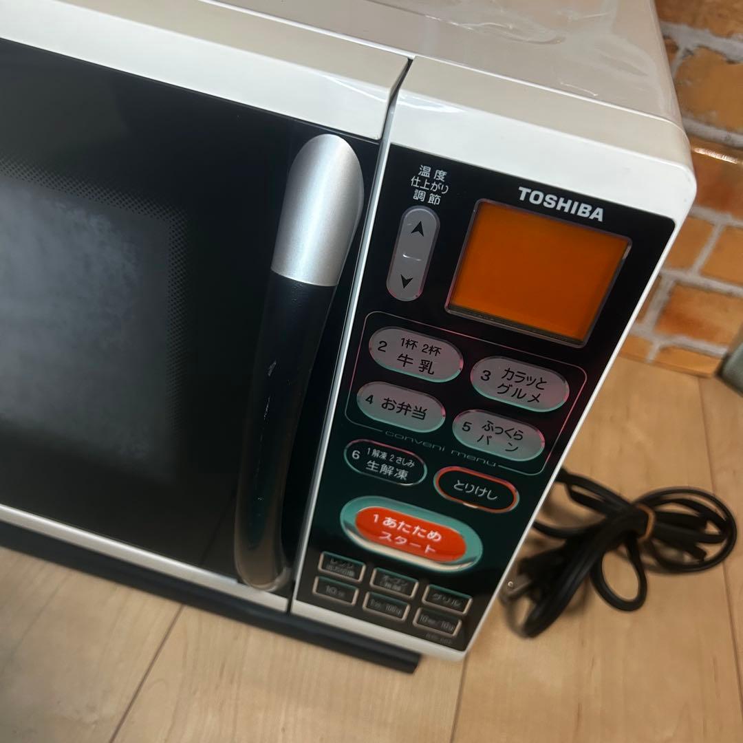 TOSHIBA♡オーブン付きレンジ♡すごく綺麗♡ほぼ未使用の美品手入れ要らず！