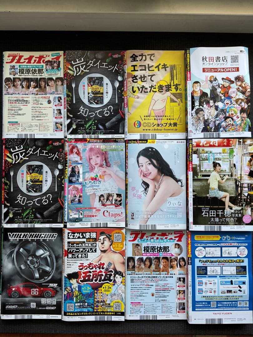 榎原依那 切り抜き 約120ページ分（チャンピオン プレイボーイ等）付録付