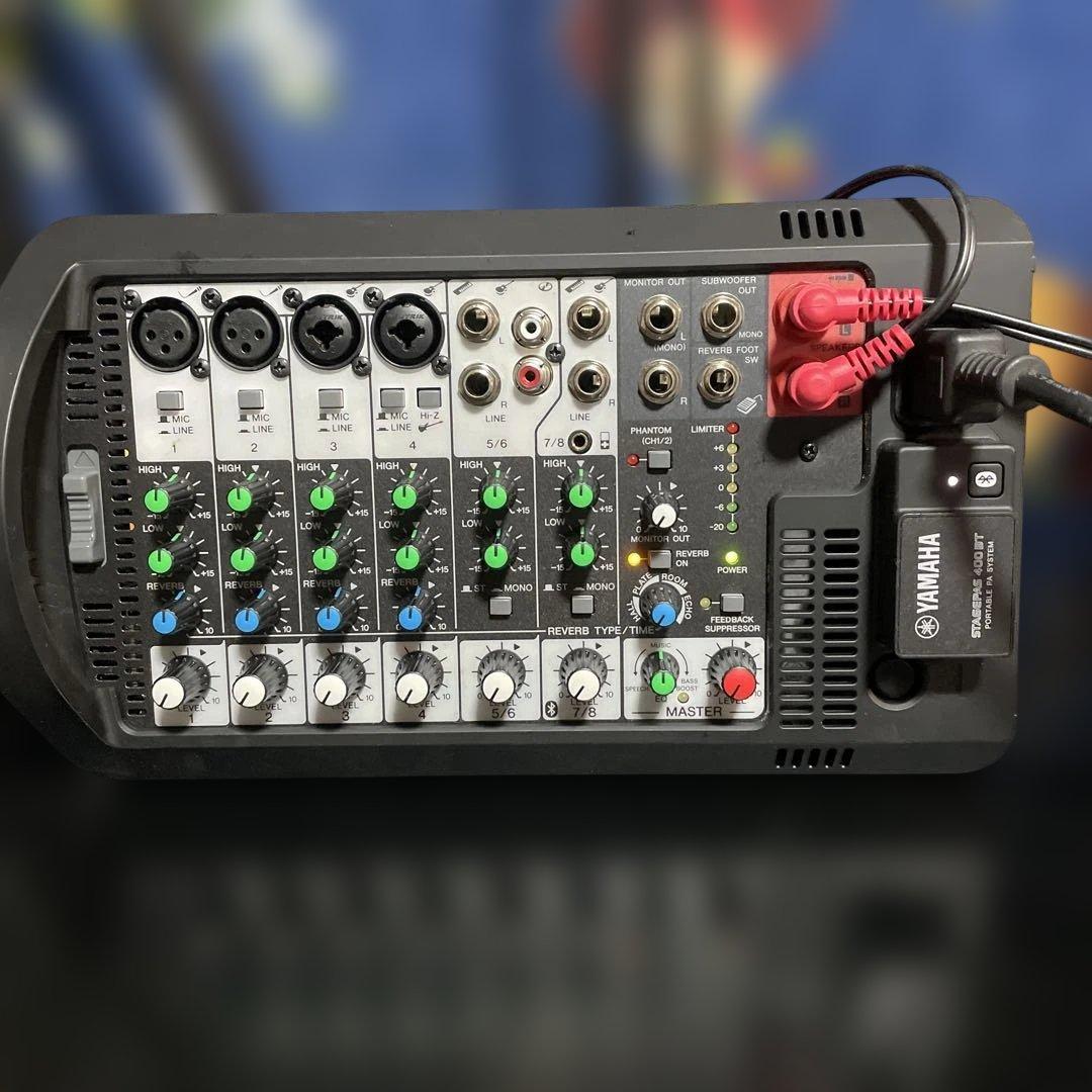 SALE! YAMAHA STAGEPAS400BT スタンド マイクセット