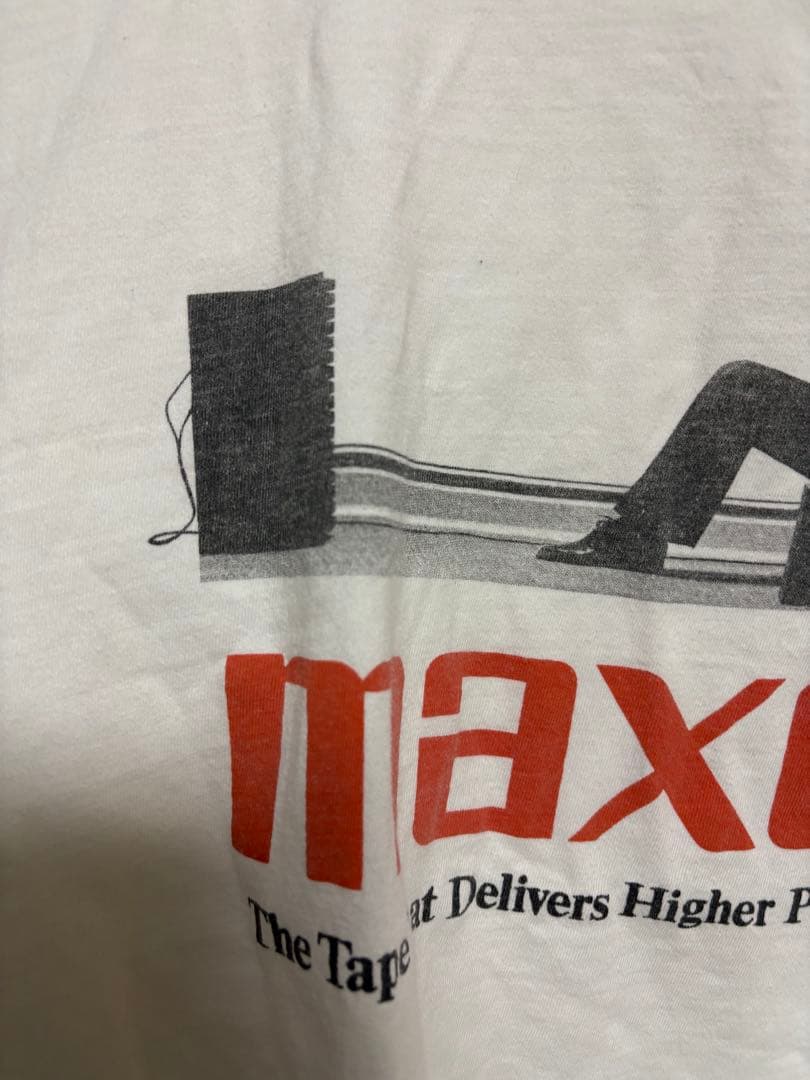 サイズ感◎90s Maxell マクセル Tシャツ XL Anvil
