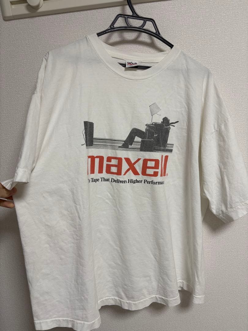 サイズ感◎90s Maxell マクセル Tシャツ XL Anvil