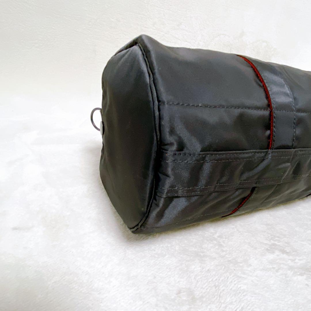 極美品　PORTER×ILS　エルファイン　2WAYミニボストンバッグ　黒　赤
