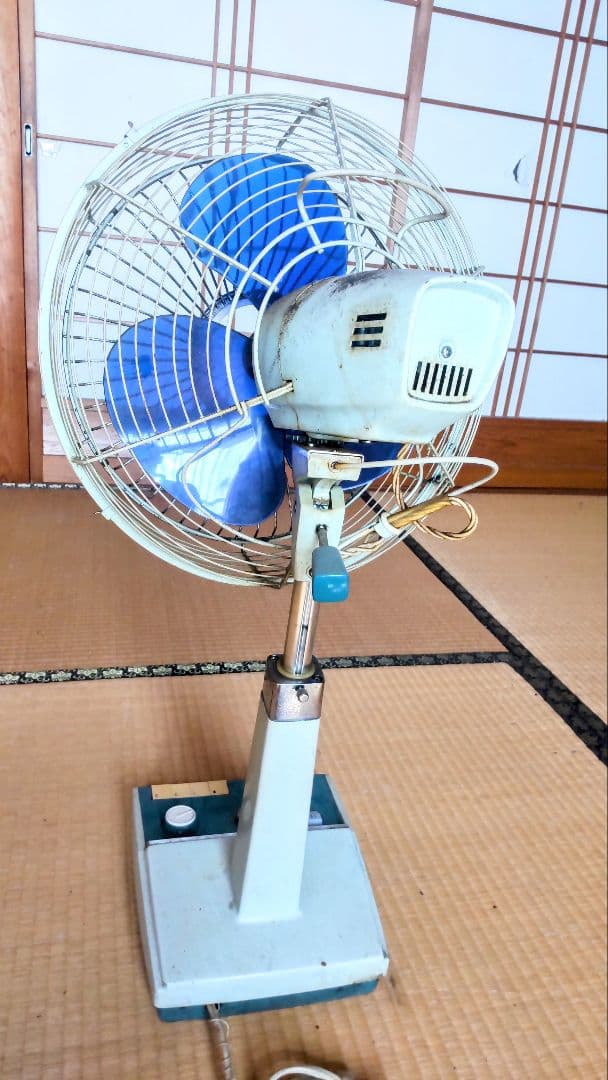 MITSUBISHI 扇風機 3枚羽 青
