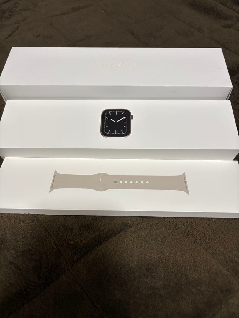 【美品】Apple Watch Series5 ゴールドステンレス 44mm