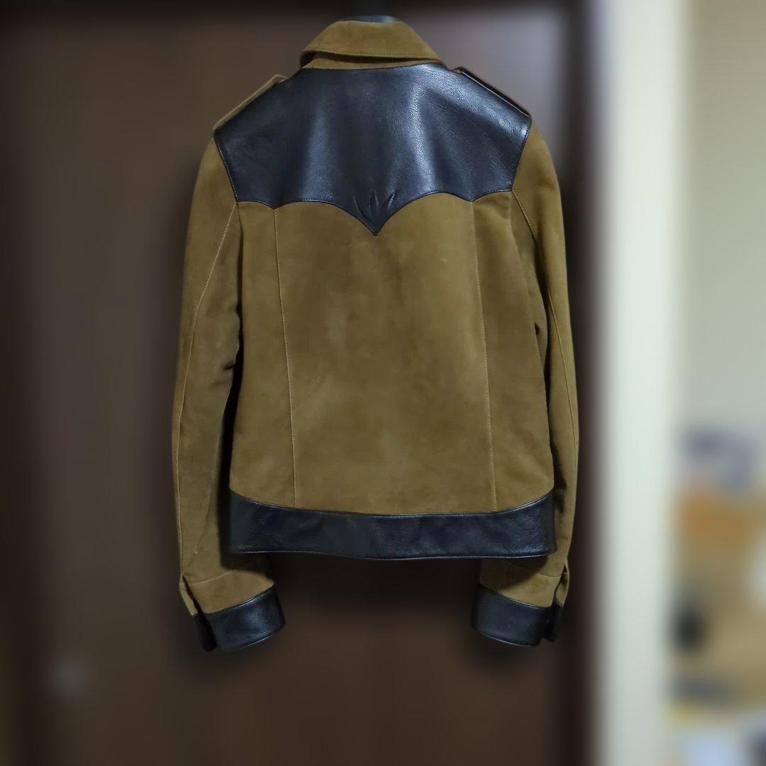 HECAITIスエードレザージャケット44diorhomme