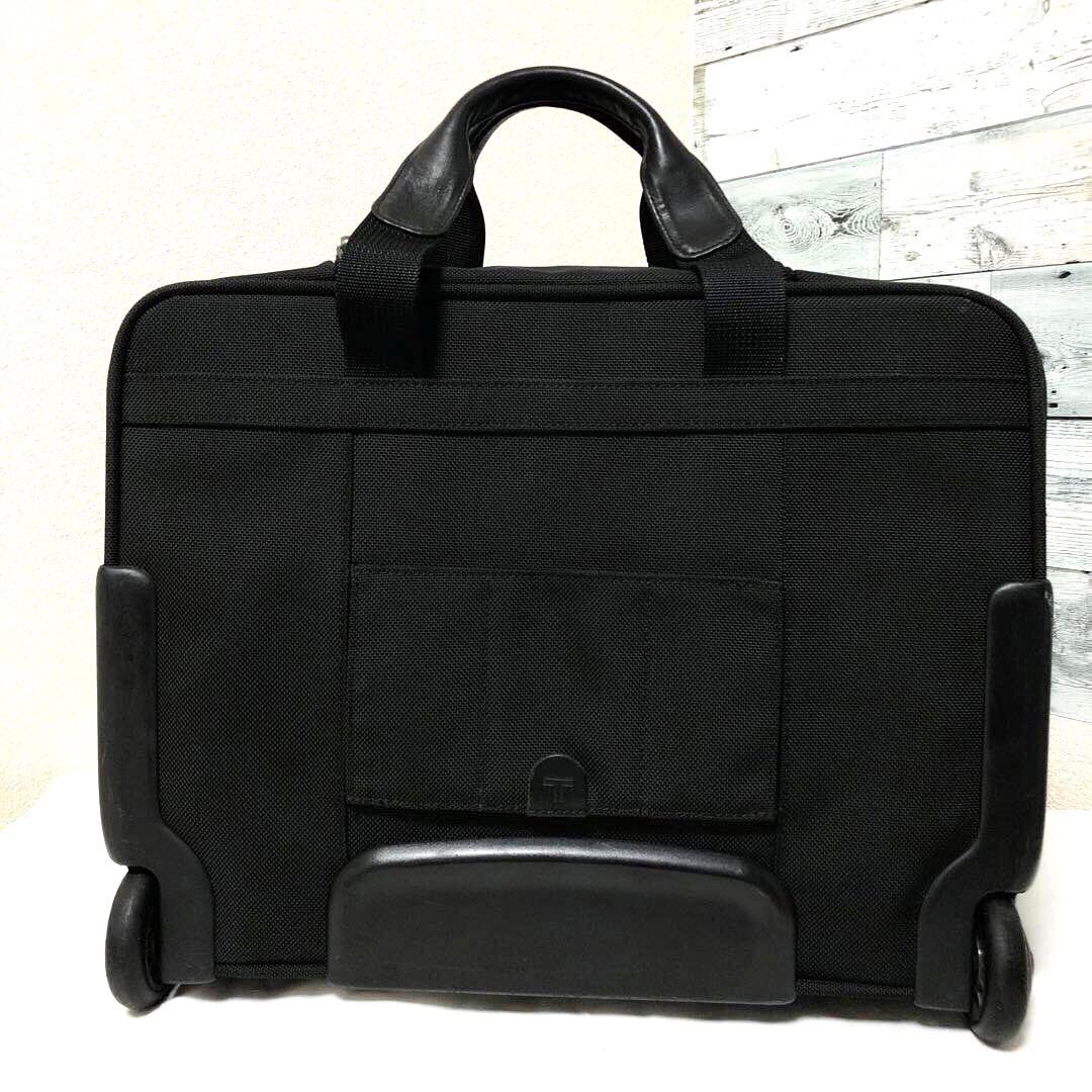 未使用級✨TUMIスーツケース 機内持ち込み可 26103D4 マチ拡張 黒