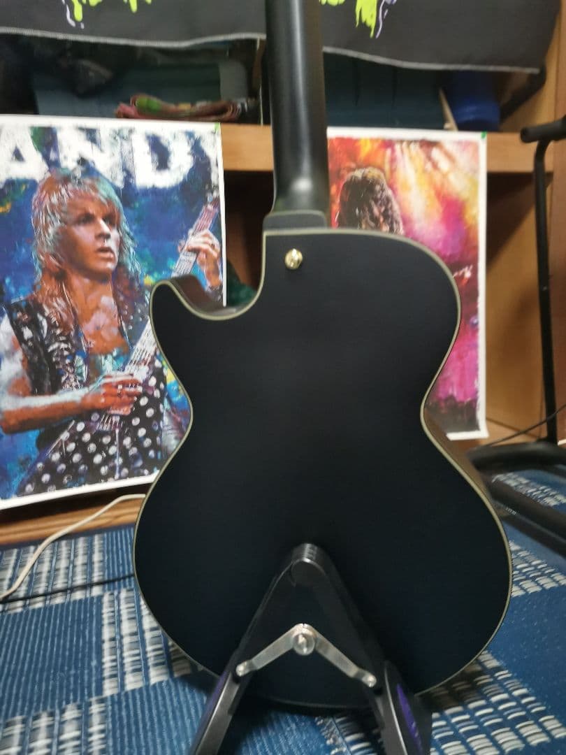Ibanez AG85-BKF / Black Flat　フルアコ