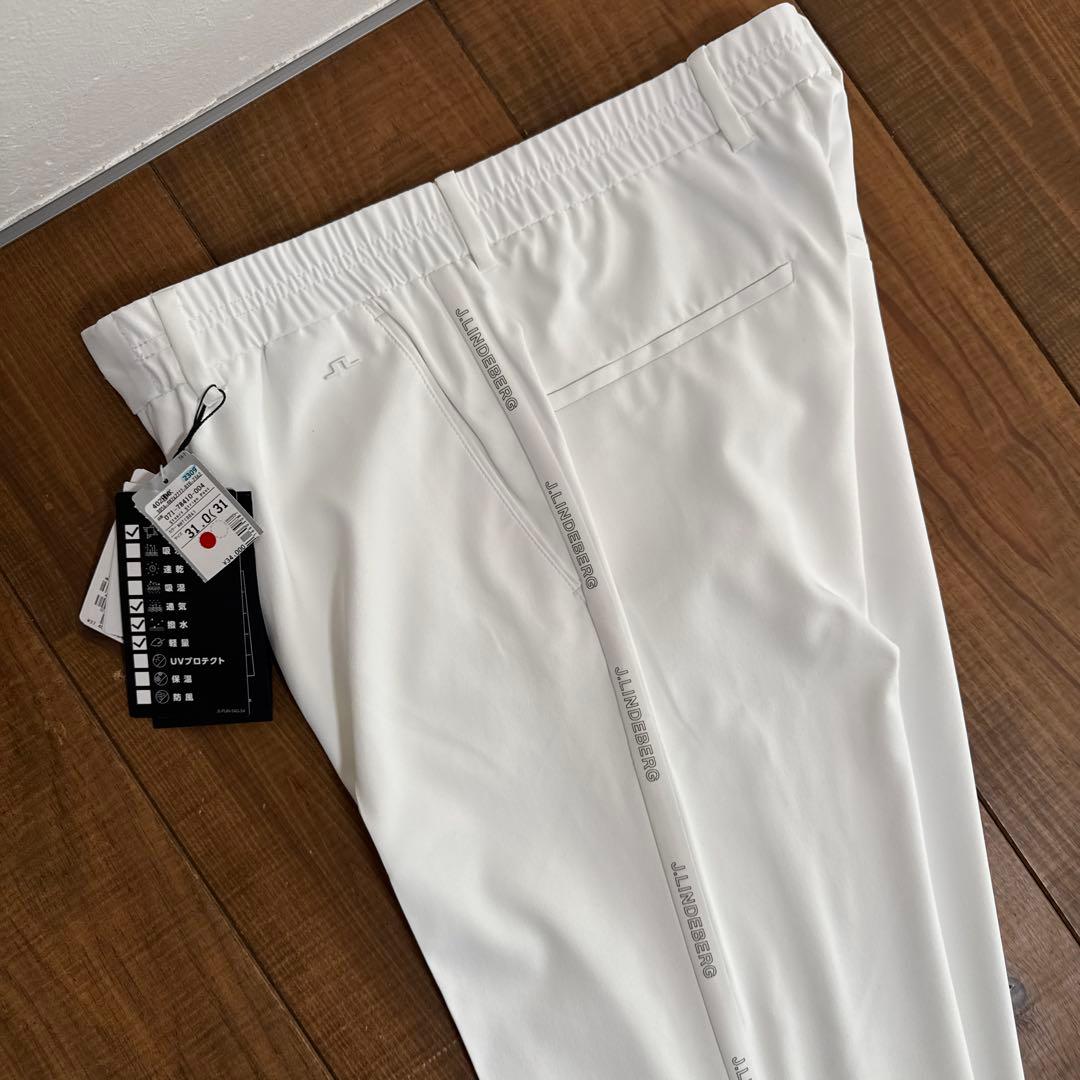 未使用 J.LINDEBERG ロングパンツ　 サイズ31 サイドロゴ