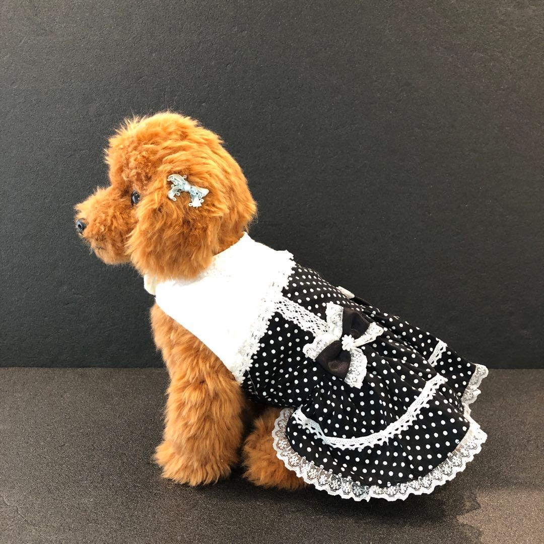【新品】トイプードル お座りぬいぐるみ お洋服2枚付き H27cm