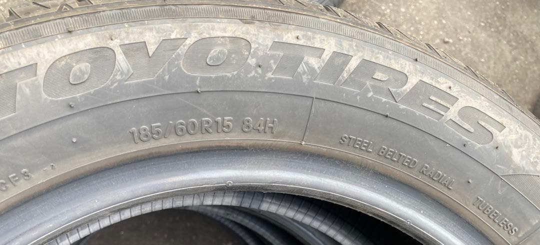 TOYO TIRES 185/60R15 25年製 夏タイヤ【南-144 ①】