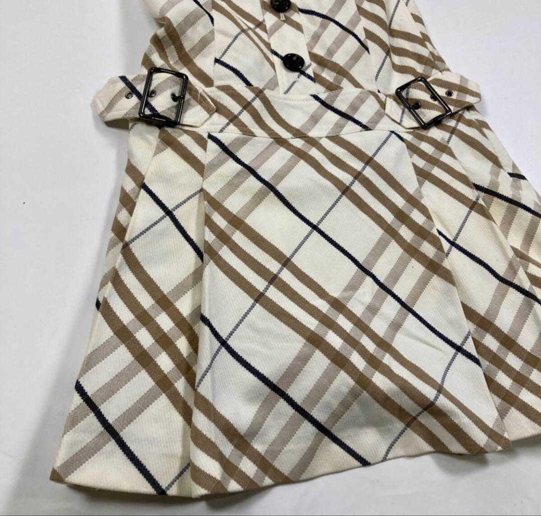 美品 BURBERRY BLUE LABEL ノバチェック ワンピース38