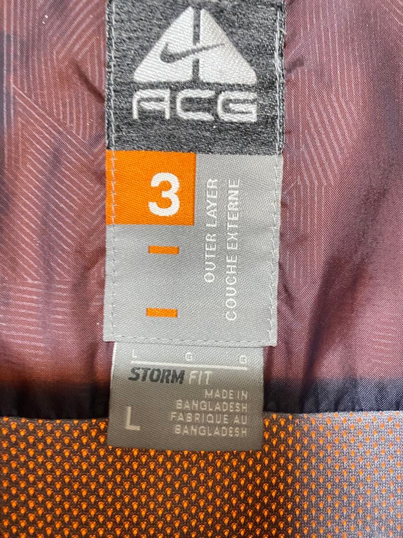 Nike ACG スノーボードジャケット サイズL オレンジ 機能豊富美品