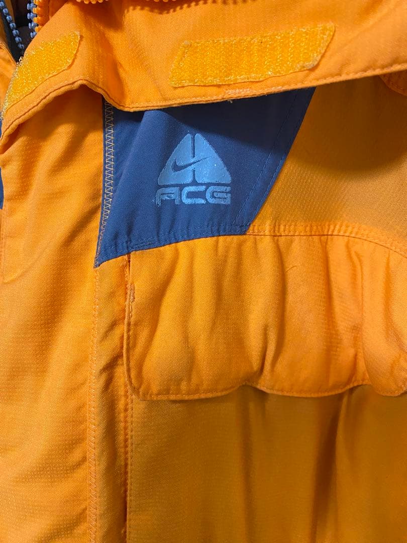 Nike ACG スノーボードジャケット サイズL オレンジ 機能豊富美品