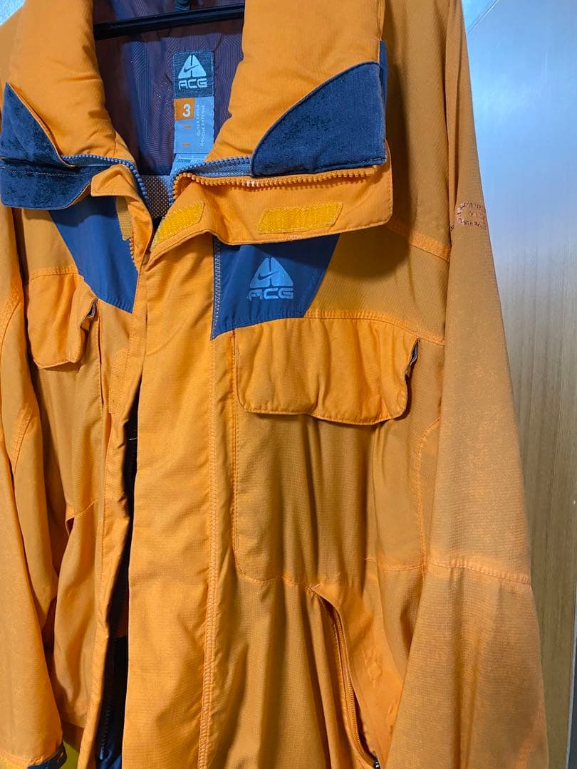 Nike ACG スノーボードジャケット サイズL オレンジ 機能豊富美品
