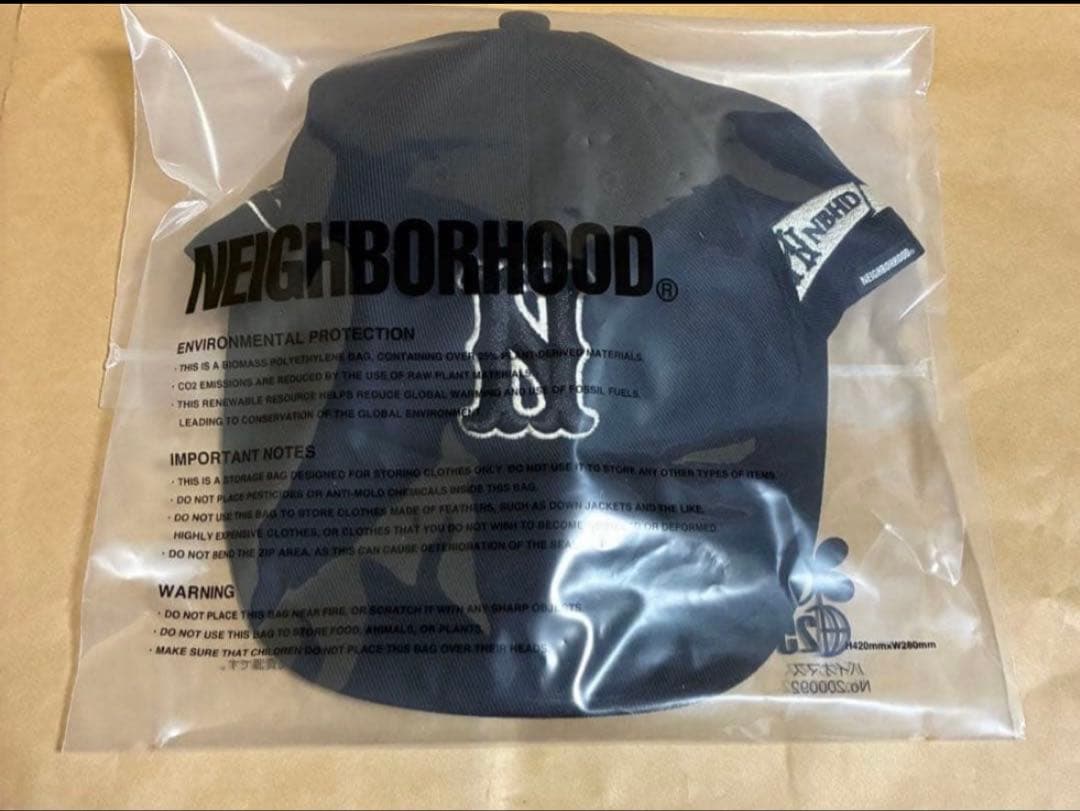 帽子 NEIGHBORHOOD Baseball Cap \"Black/White\"