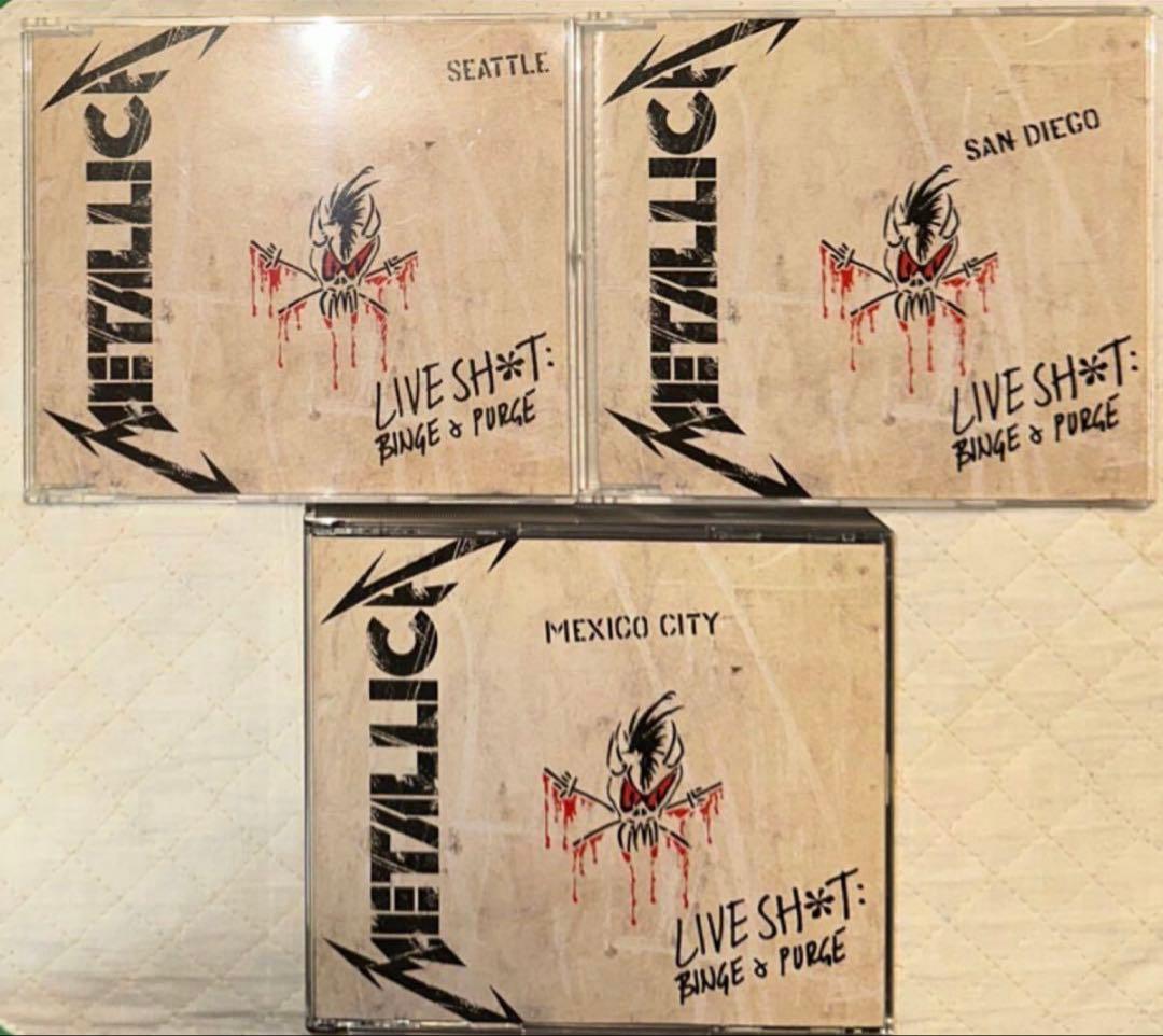 国内盤3CD＋2DVD！メタリカ/LIVE SHIT:BINGE & PURGE