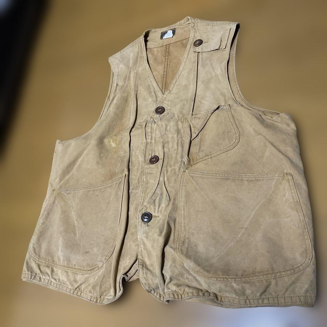 30s40s l.l.bean ハーフムーンベスト　ビンテージ