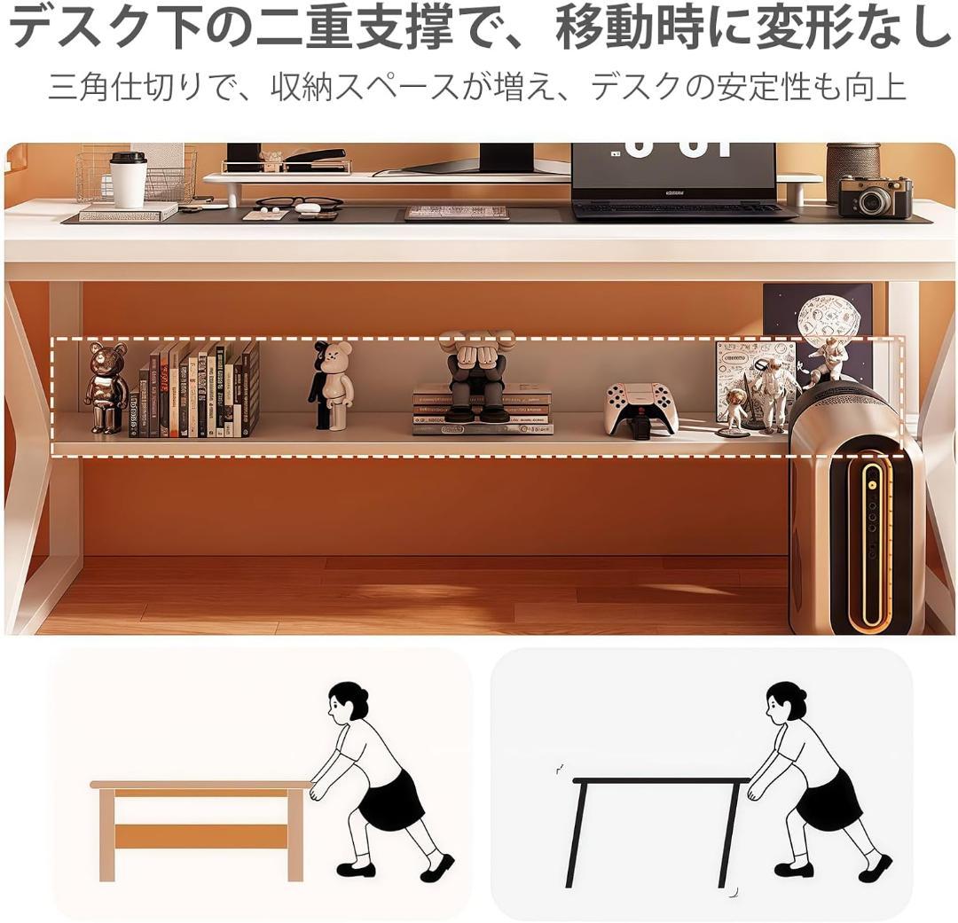 パソコンデスク デスク 机 幅100cm×奥行60高×さ74cm PCデスク