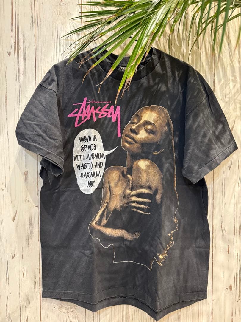 sade×STUSSY プリントT LサイズUSA製 両面プリント 未使用