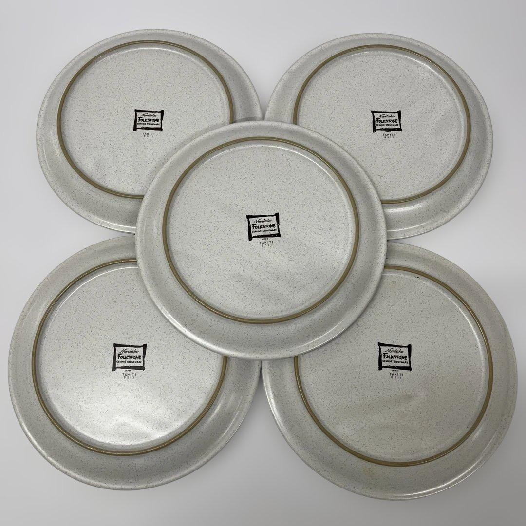 Noritake Folkstone Tahiti 花柄皿　5枚セット