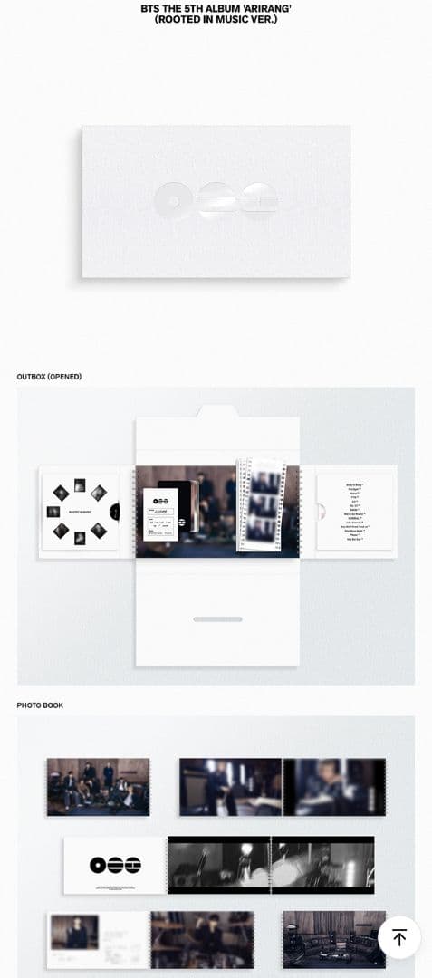 BTS アルバム ARIRANG 3形態セット 新品未開封 新作