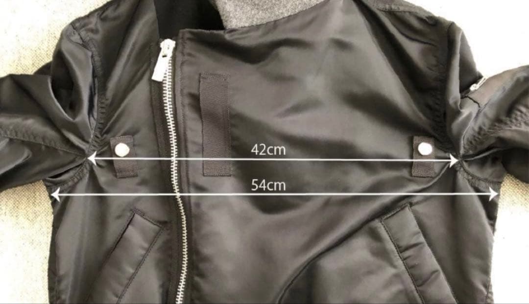 R*t様 Sacai ウールアシンメトリーボンバージャケット テーラードジャケッ