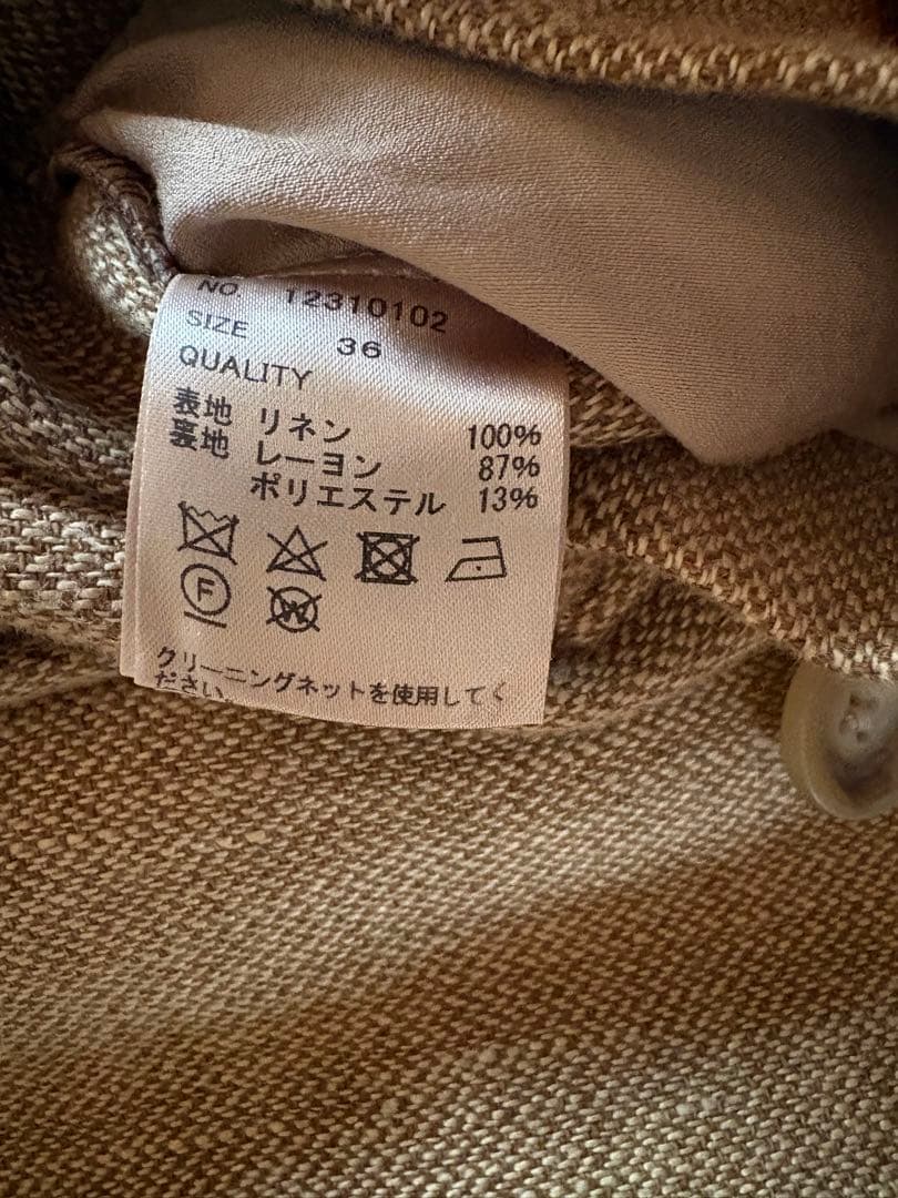 ジャケット・アウター todayful boyfriend linen jacket 36