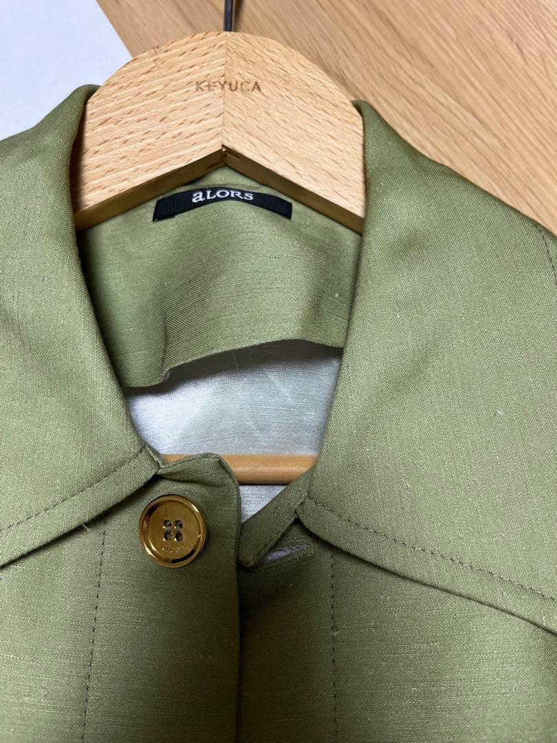 【新品未使用】aLORs アローパリ　シャケットロング