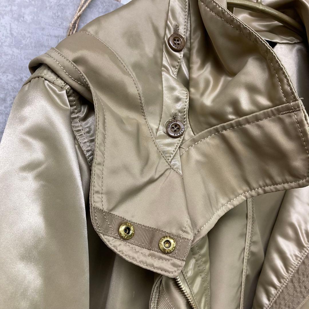 極美品 TATRAS タトラス BEAMS サテン スプリングコート