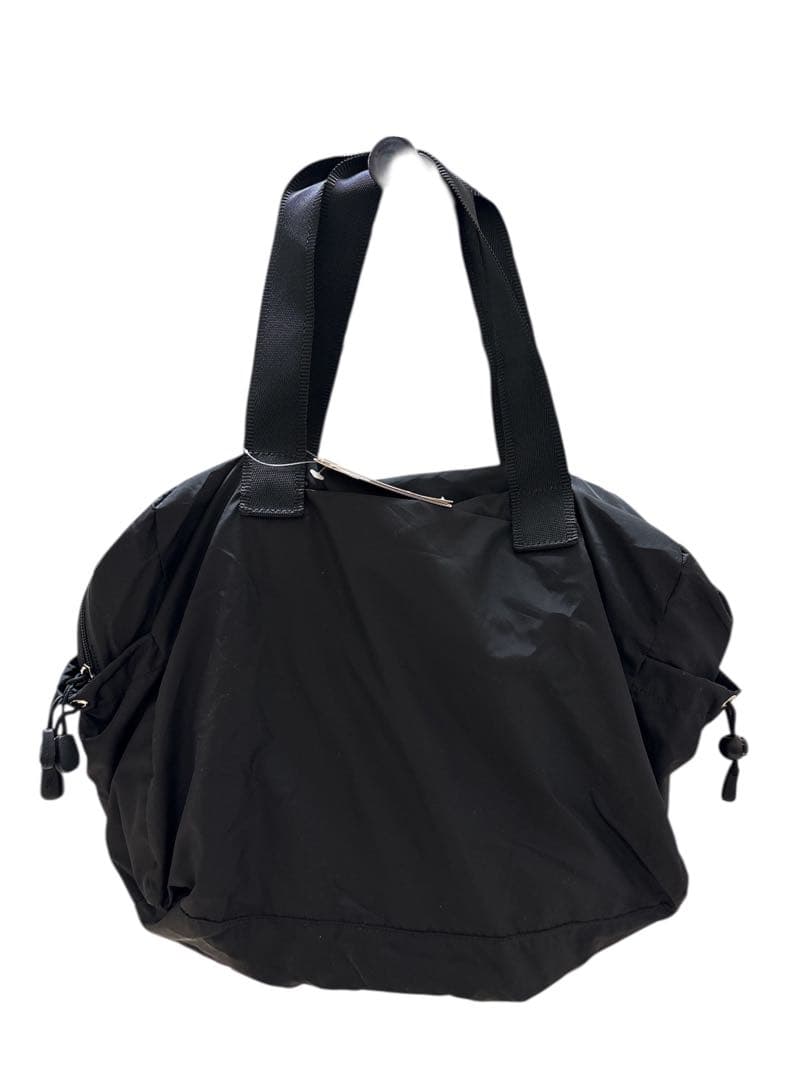 新品　未使用アニエスベー ボヤージュ折りたたみ収納BIGボストンバッグ ブラック