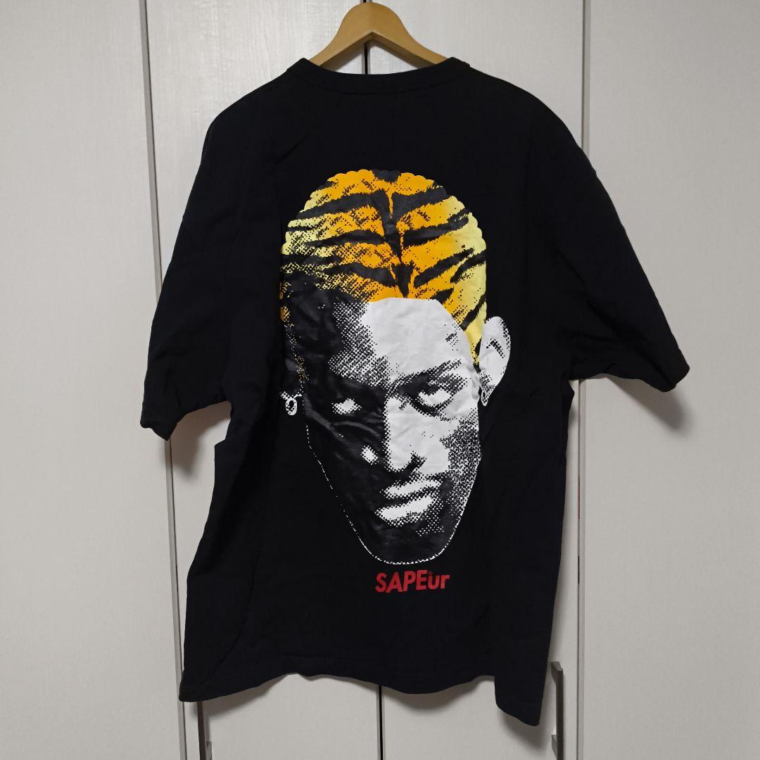 SAPEur ブラック Tシャツ XXL